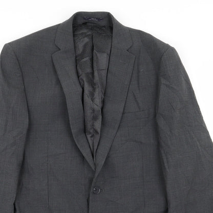 Mens UK Size 38 M&S Regular Grey Suit Jacket