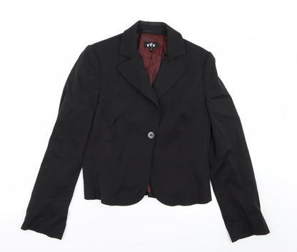 Per Una Womens Black   Jacket Blazer Size 12