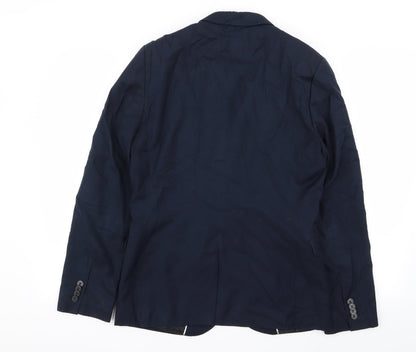 H&M Mens Blue   Jacket Blazer Size 36