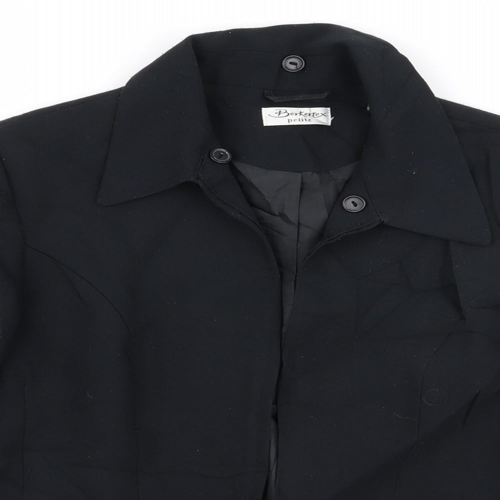 Berkertex Womens Black   Jacket Blazer Size 10