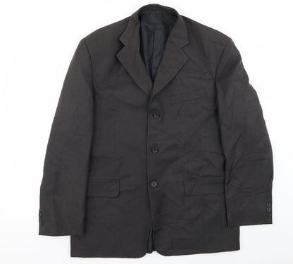 Mens UK Size 40 savatini Regular Grey Suit Jacket