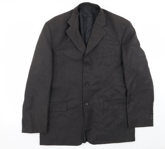 Mens UK Size 40 savatini Regular Grey Suit Jacket