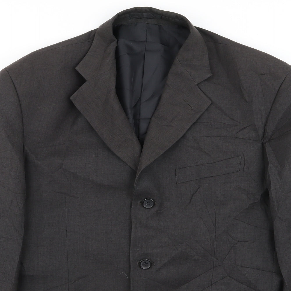 Mens UK Size 40 savatini Regular Grey Suit Jacket