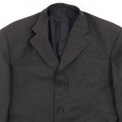 Mens UK Size 40 savatini Regular Grey Suit Jacket