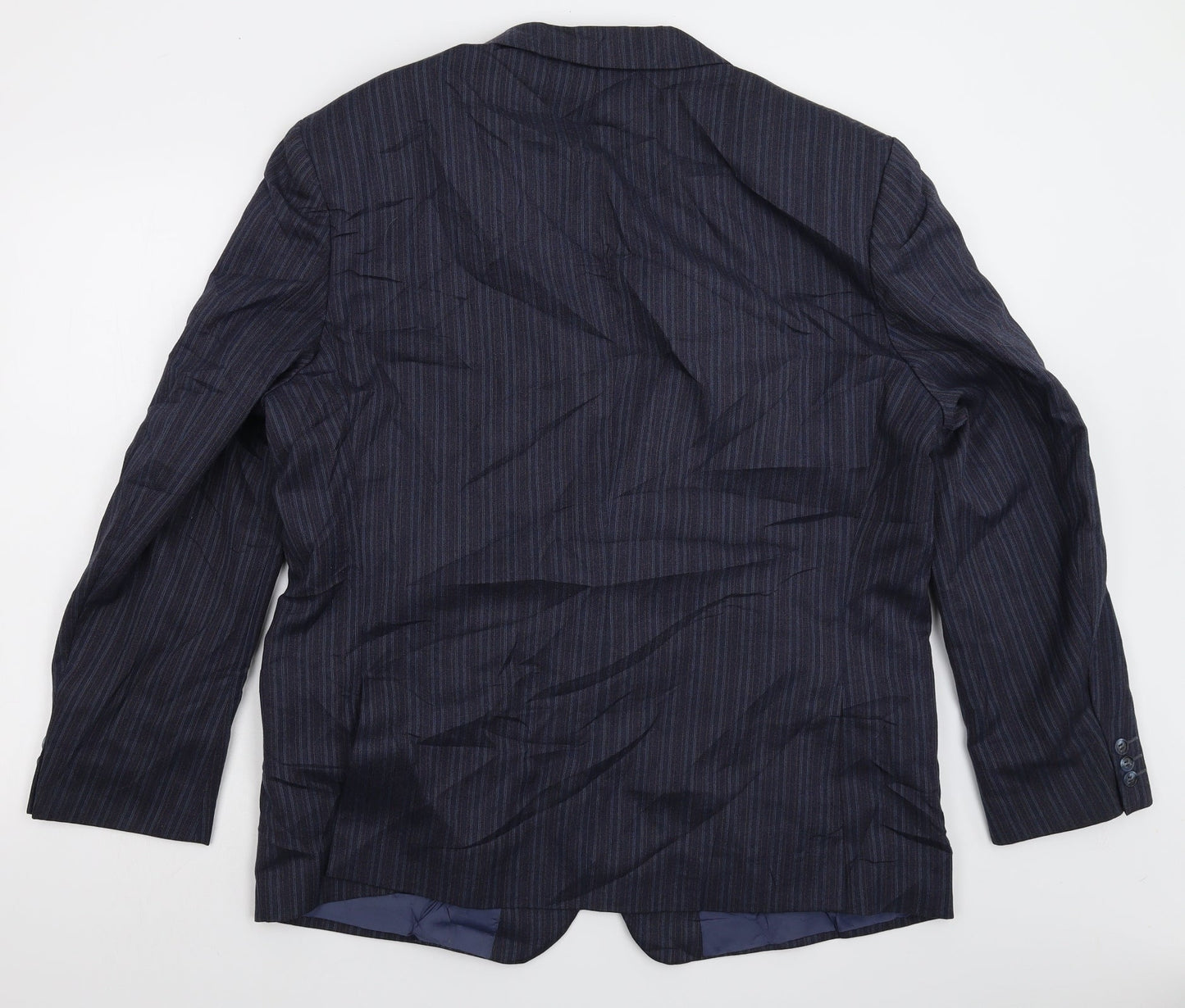 Mens UK Size 46 Preworn Regular Blue Suit Jacket