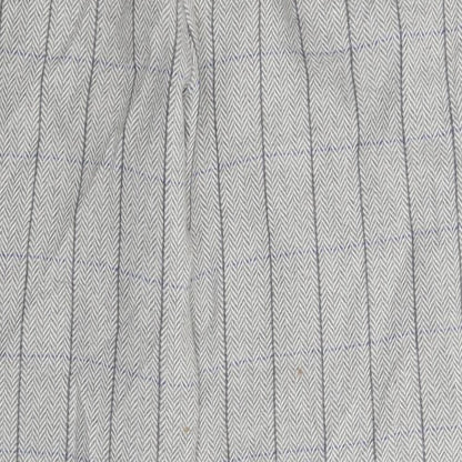 Cotton Traders Womens Grey Herringbone  Trousers  Size 18 L28 in