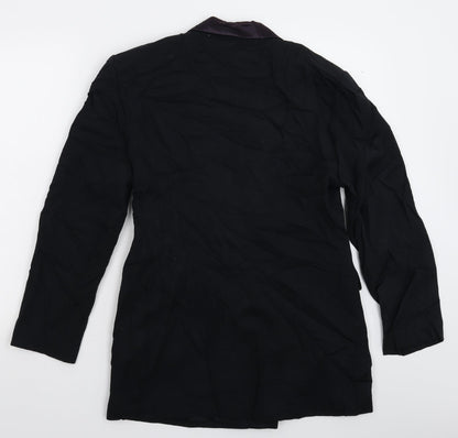 Back view of Oui women’s black jacket suit jacket, size UK 12