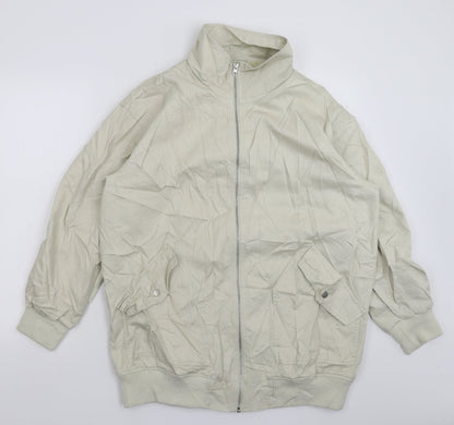 Womens UK Size 8 ASOS Grey Bomber Jacket