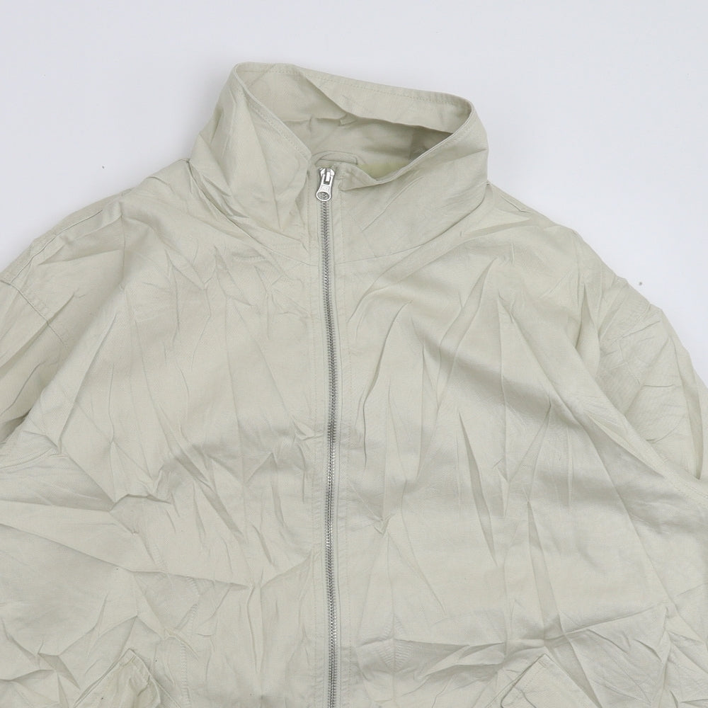 Womens UK Size 8 ASOS Grey Bomber Jacket