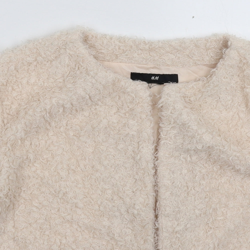 Womens UK Size M H&M Beige Jacket