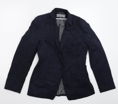 Womens UK Size 8 Marks and Spencer Regular Blue Suit Jacket