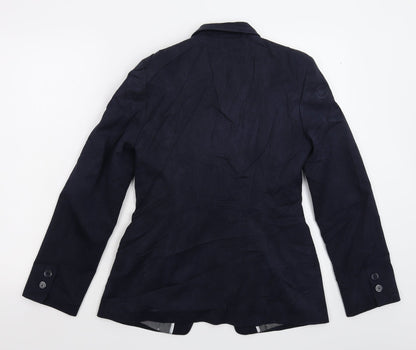 Womens UK Size 8 Marks and Spencer Regular Blue Suit Jacket