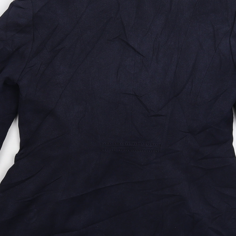 Womens UK Size 8 Marks and Spencer Regular Blue Suit Jacket