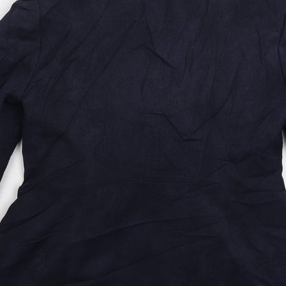 Womens UK Size 8 Marks and Spencer Regular Blue Suit Jacket
