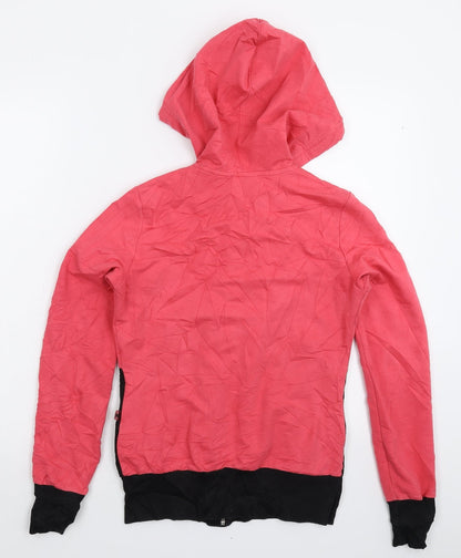 Metca Womens Pink   Full Zip Hoodie Size S