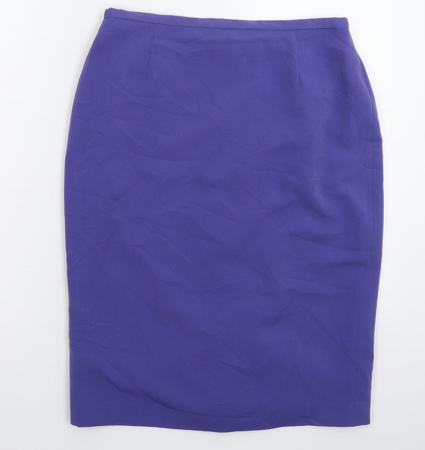 Yvonne Gyllon Womens Blue   Straight & Pencil Skirt Size 29 in
