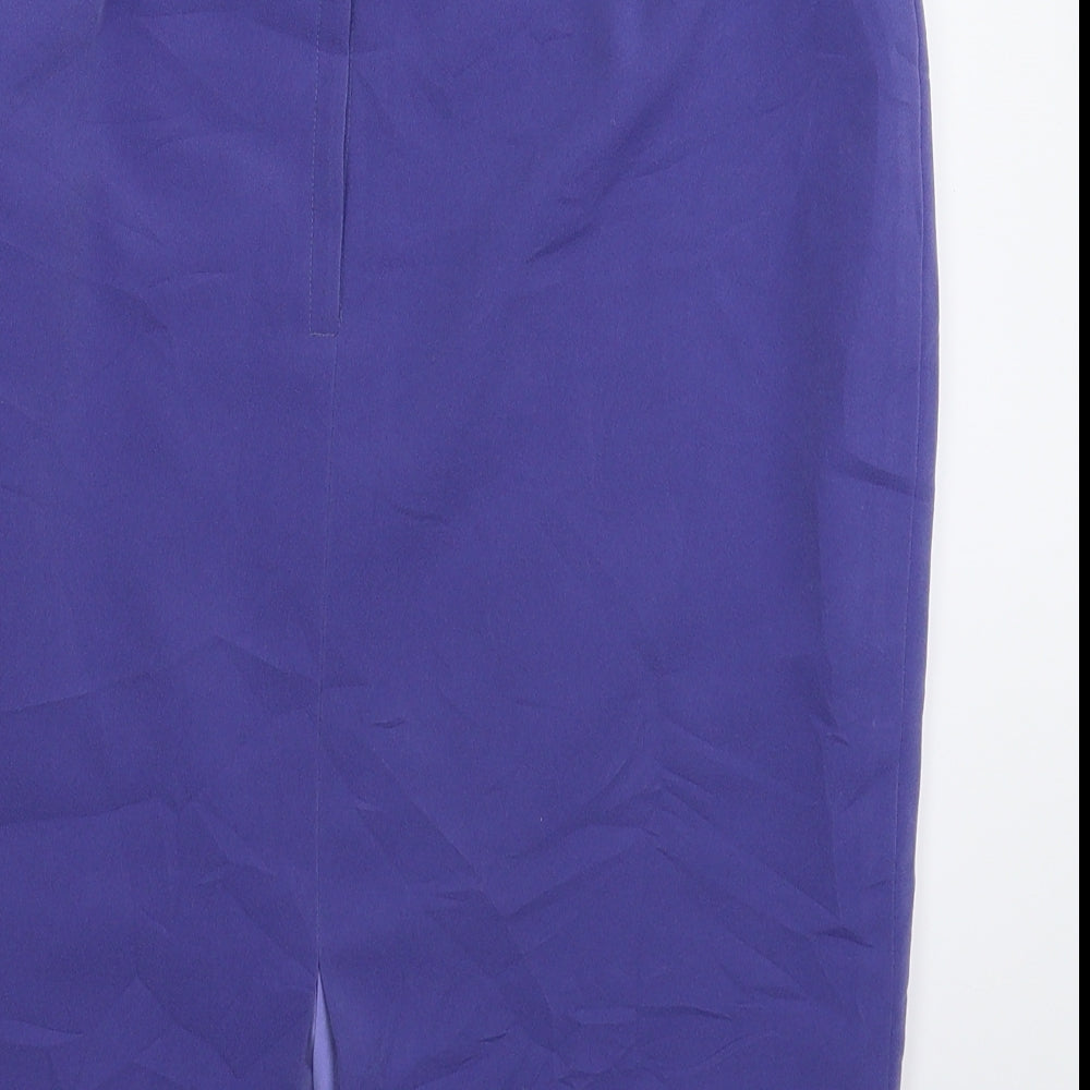Yvonne Gyllon Womens Blue   Straight & Pencil Skirt Size 29 in