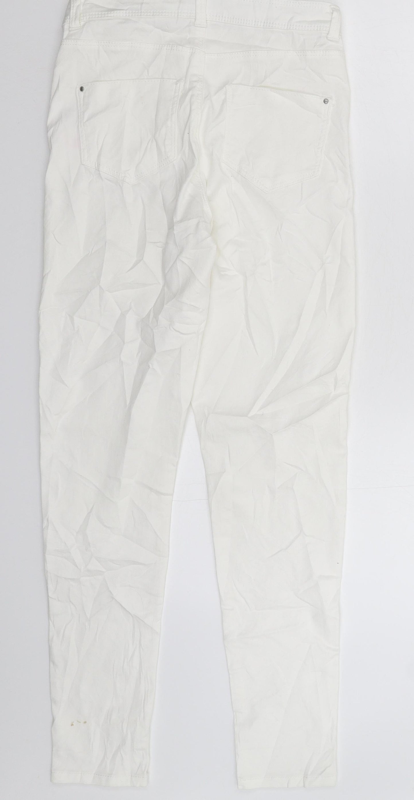 Dorothy Perkins Womens White  Denim Jegging Jeans Size 8 L30 in