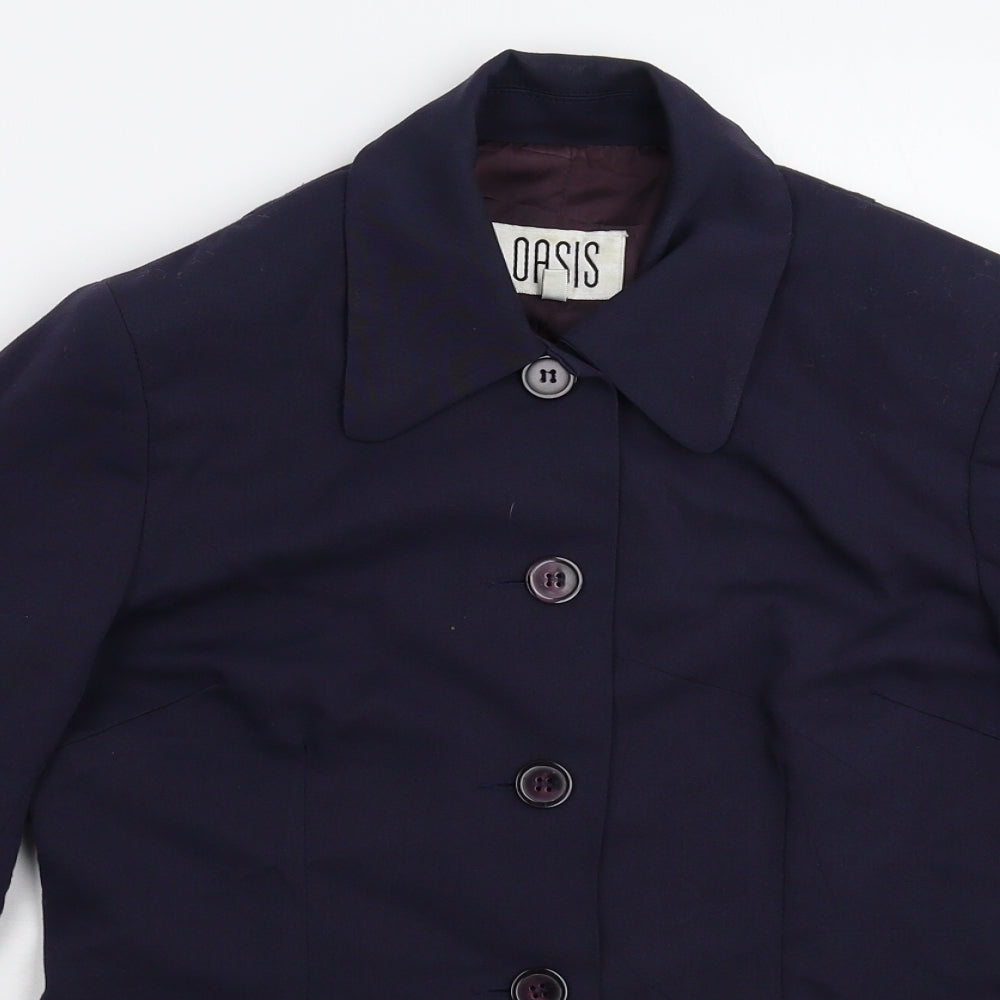 Oasis Womens Blue   Jacket Suit Jacket Size 10