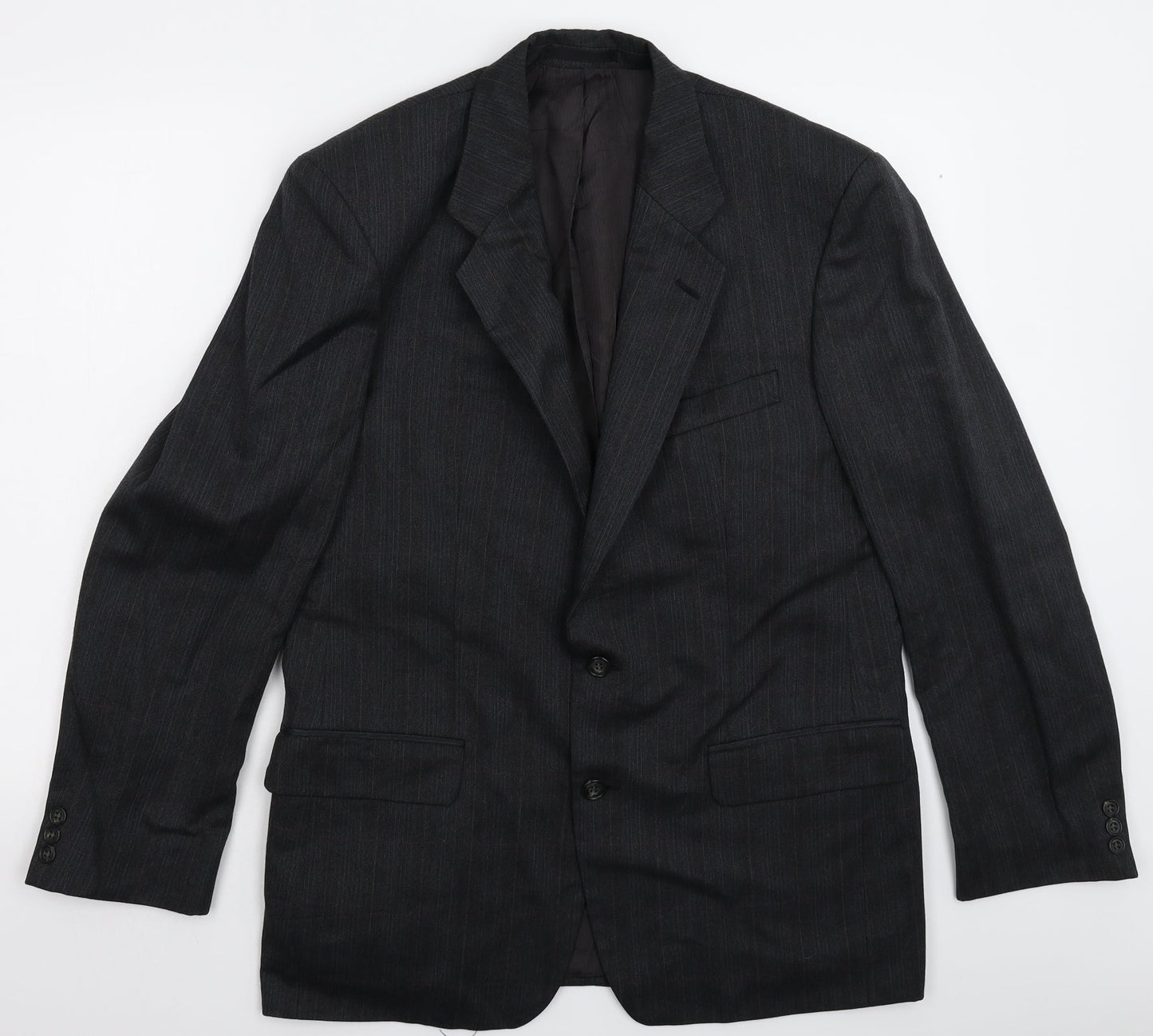 Mens UK Size 40 St Michael Regular Black Suit Jacket