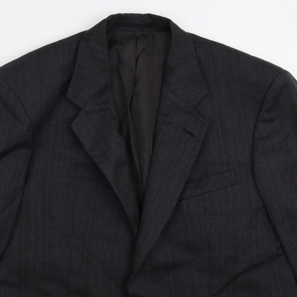 Mens UK Size 40 St Michael Regular Black Suit Jacket