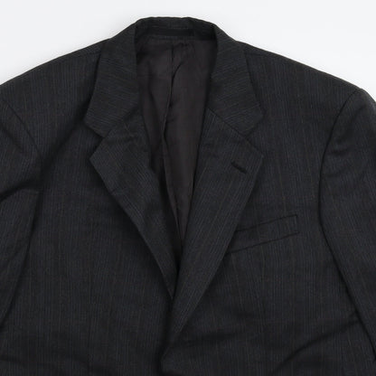 Mens UK Size 40 St Michael Regular Black Suit Jacket