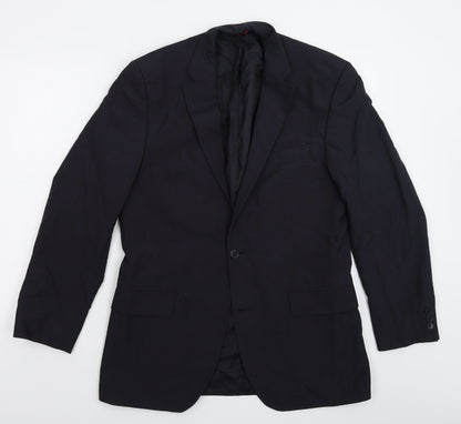 Mens UK Size 38 Burton Regular Black Suit Jacket