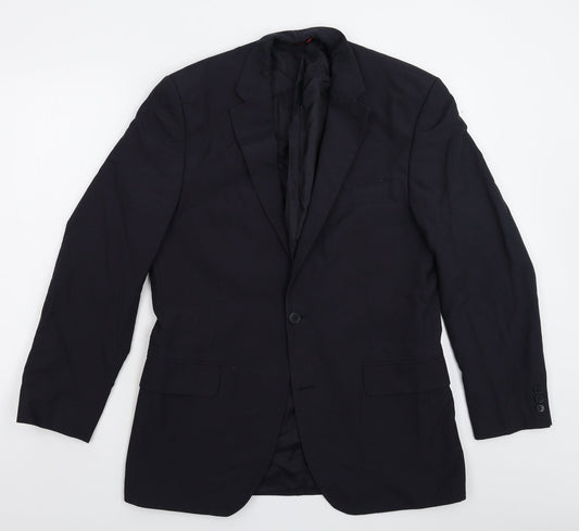 Mens UK Size 38 Burton Regular Black Suit Jacket