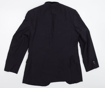Mens UK Size 38 Burton Regular Black Suit Jacket