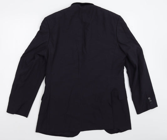 Mens UK Size 38 Burton Regular Black Suit Jacket