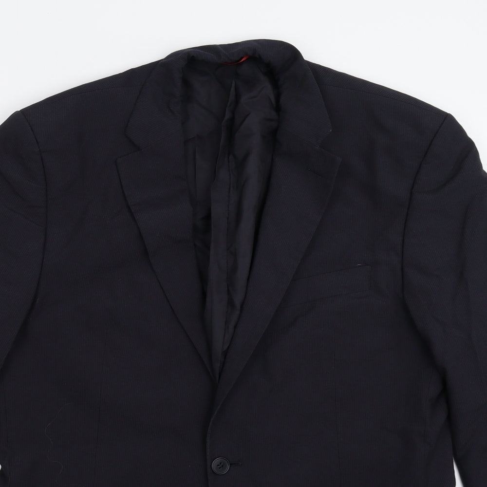 Mens UK Size 38 Burton Regular Black Suit Jacket
