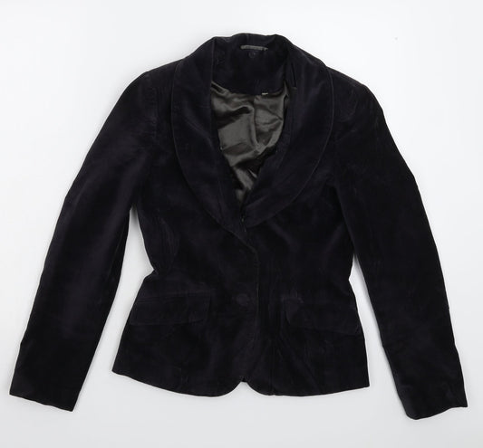 Womens UK Size 10 Preworn Regular Black Blazer