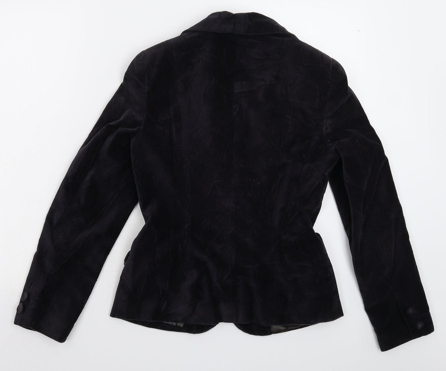 Womens UK Size 10 Preworn Regular Black Blazer