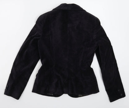 Womens UK Size 10 Preworn Regular Black Blazer