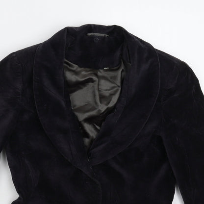 Womens UK Size 10 Preworn Regular Black Blazer