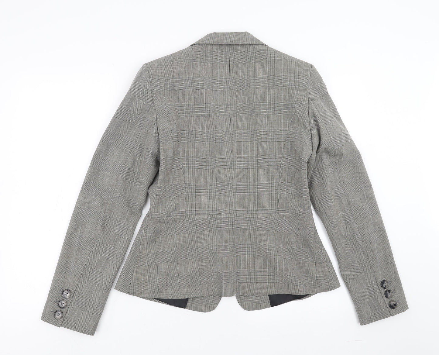 Dorothy Perkins Womens Grey Check  Jacket Suit Jacket Size 12