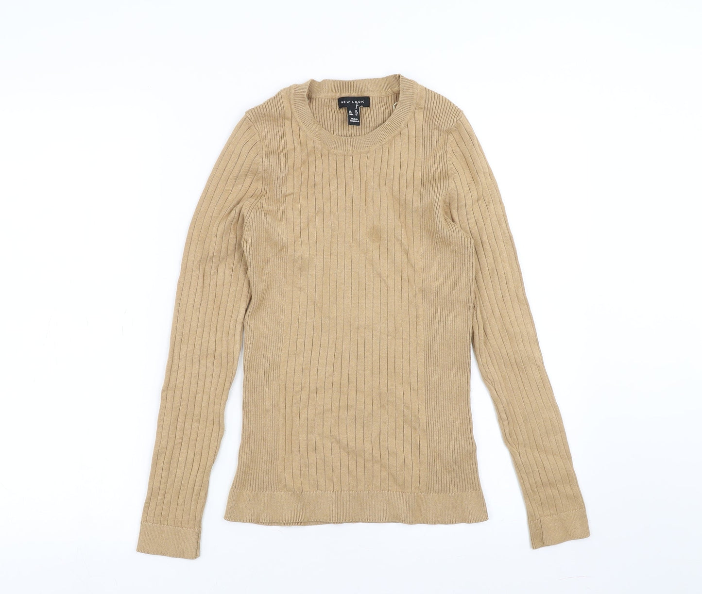 Womens UK Size 16 New Look Beige Pullover Jumper