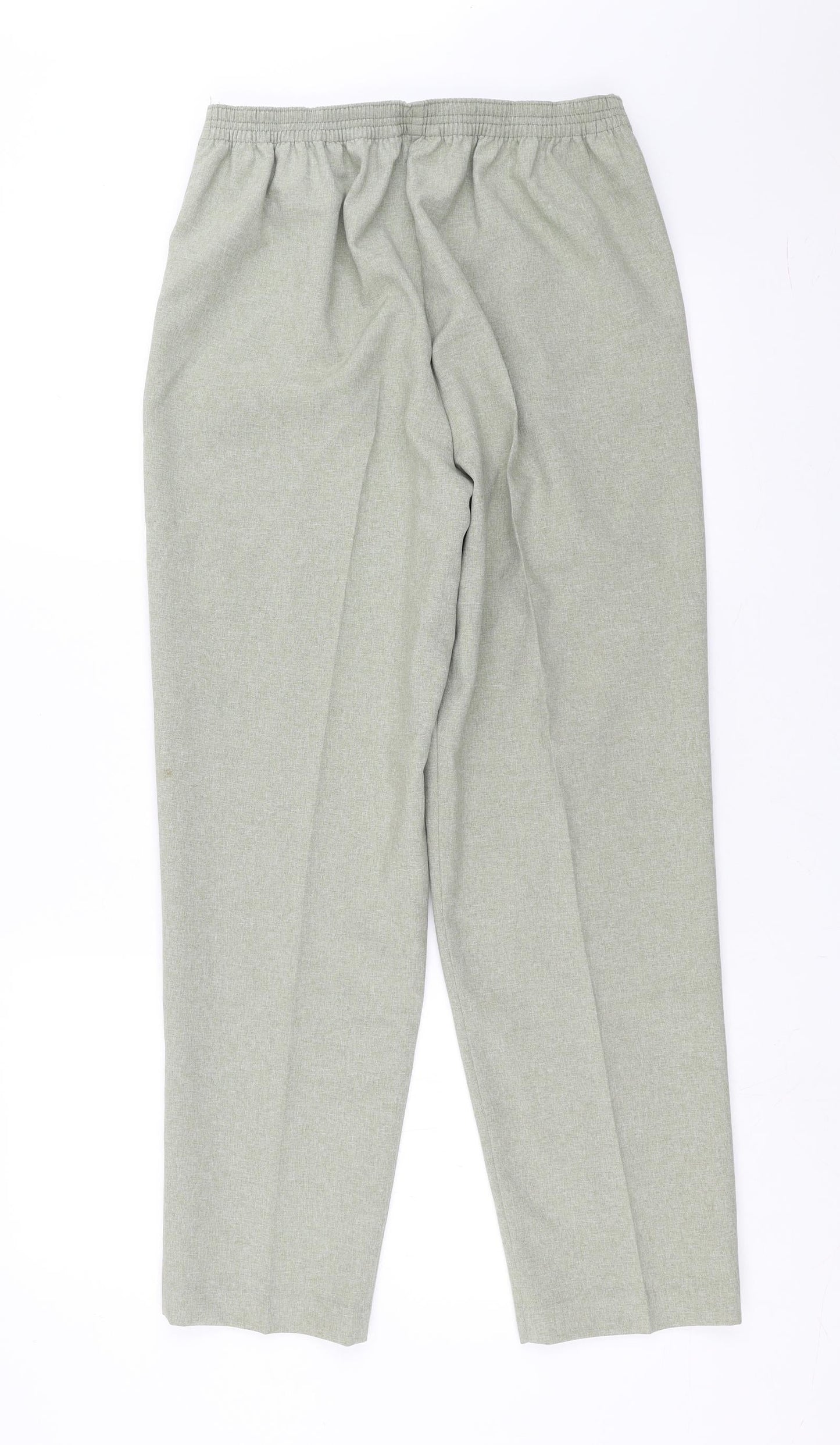 Womens UK Size 12 Classic Regular Fit  Green Trousers