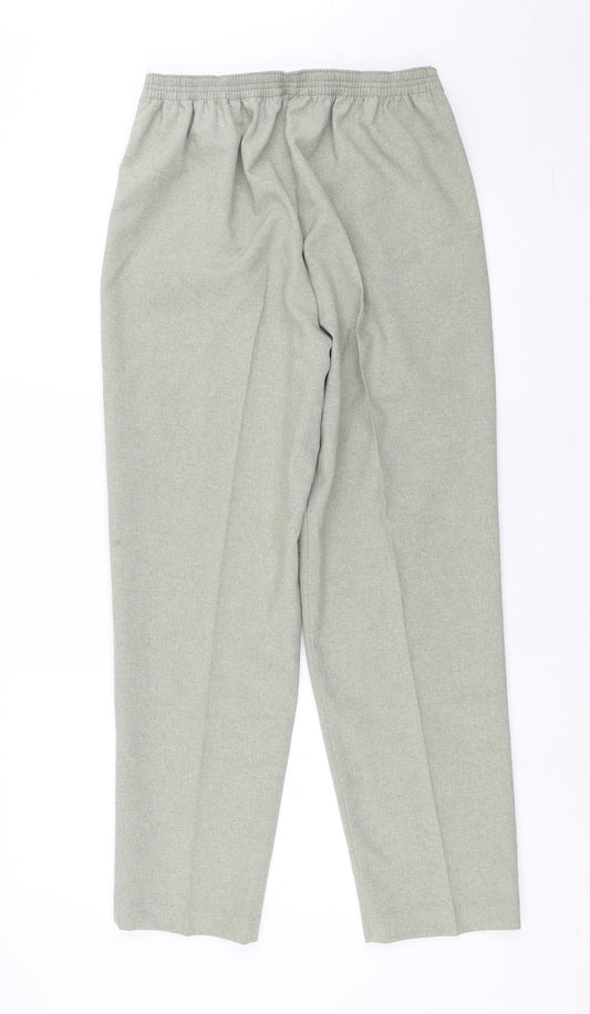 Classic Womens Green   Trousers  Size 12 L28 in
