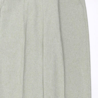 Womens UK Size 12 Classic Regular Fit  Green Trousers