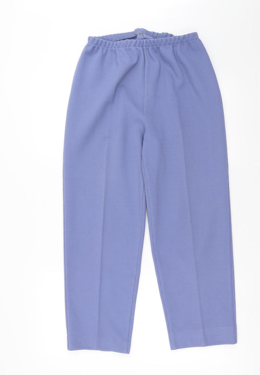 Womens UK Size 26 in Preworn Regular Fit  Purple Trousers