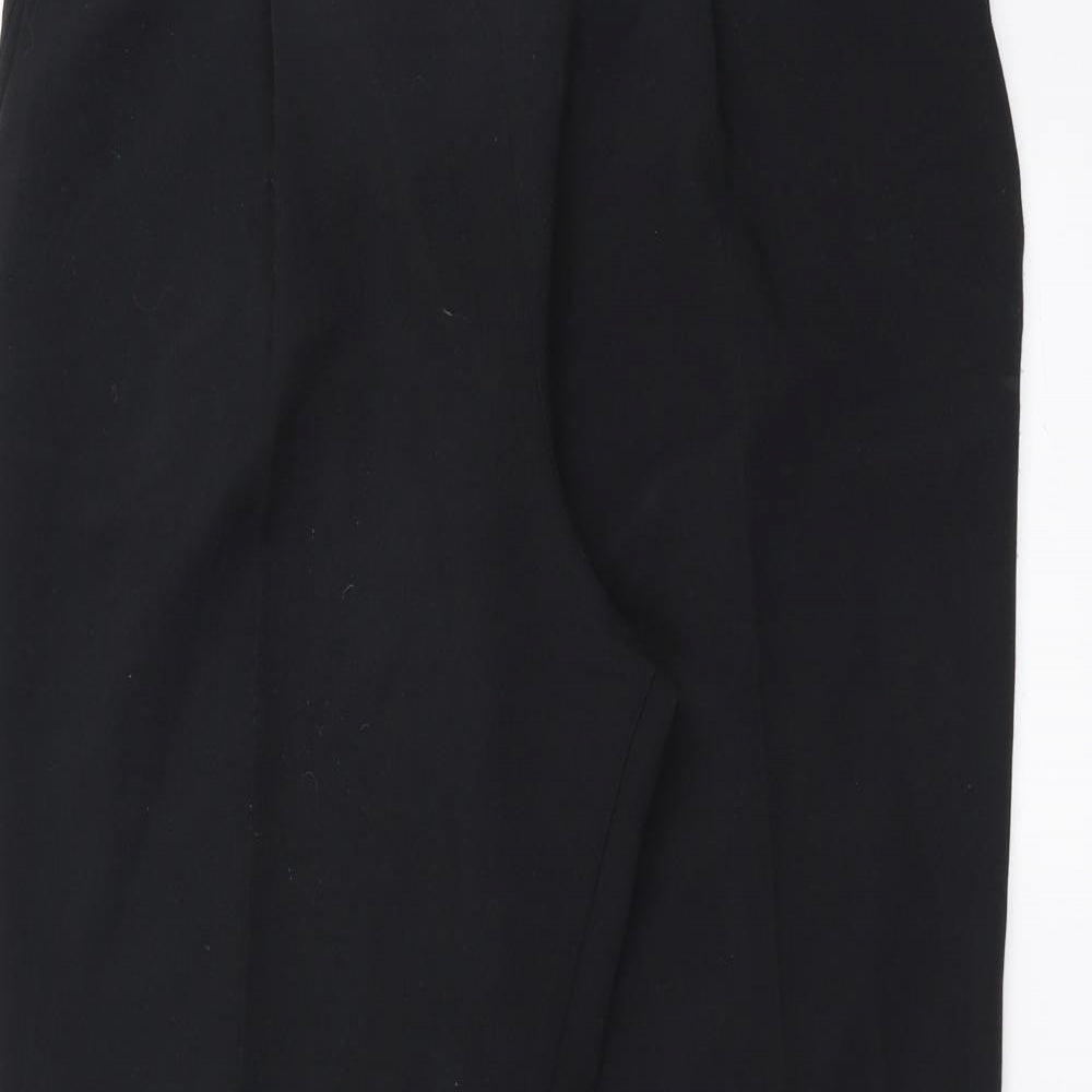 Womens UK Size 14 Marks and Spencer Regular Fit  Black Trousers