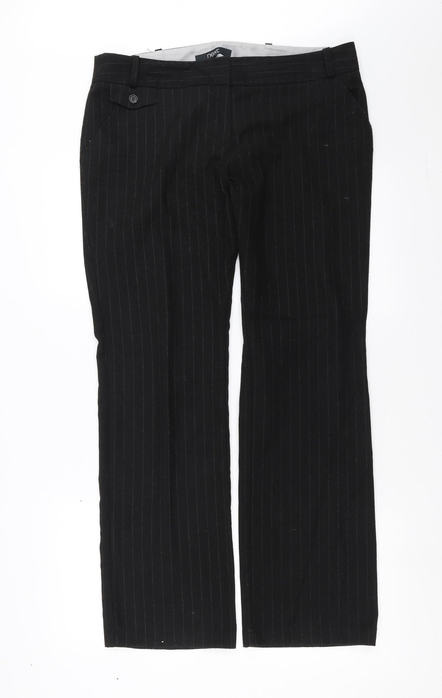 Womens UK Size 14 NEXT Regular Fit  Black Trousers