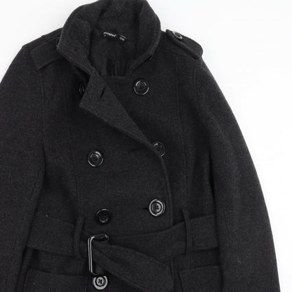 Primark Womens Grey   Pea Coat Coat Size 12