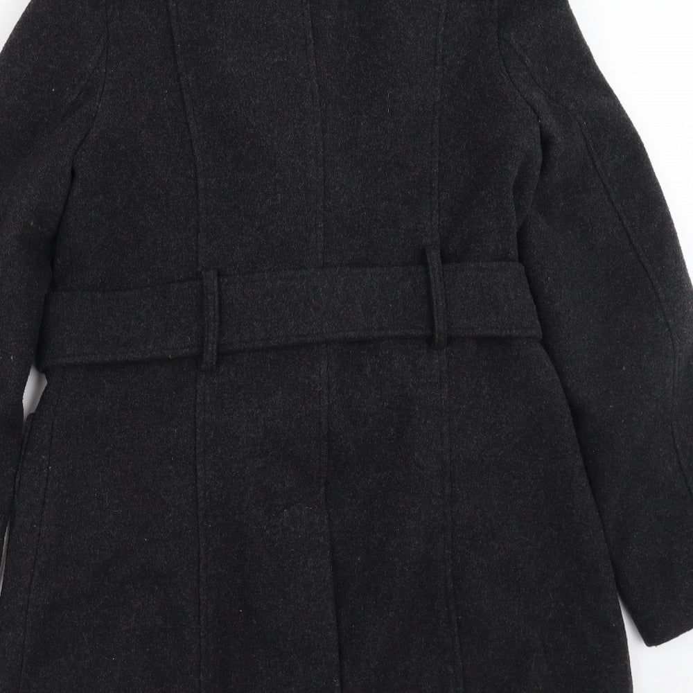 Primark Womens Grey   Pea Coat Coat Size 12