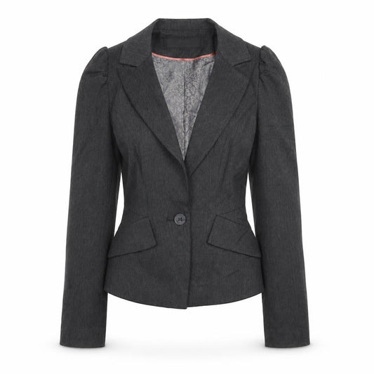 Womens UK Size 8 Warehouse Regular Grey Suit Jacket