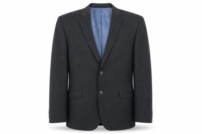 Butler & Webb Mens Blue Striped Jacket Suit Jacket Size 42 - short length