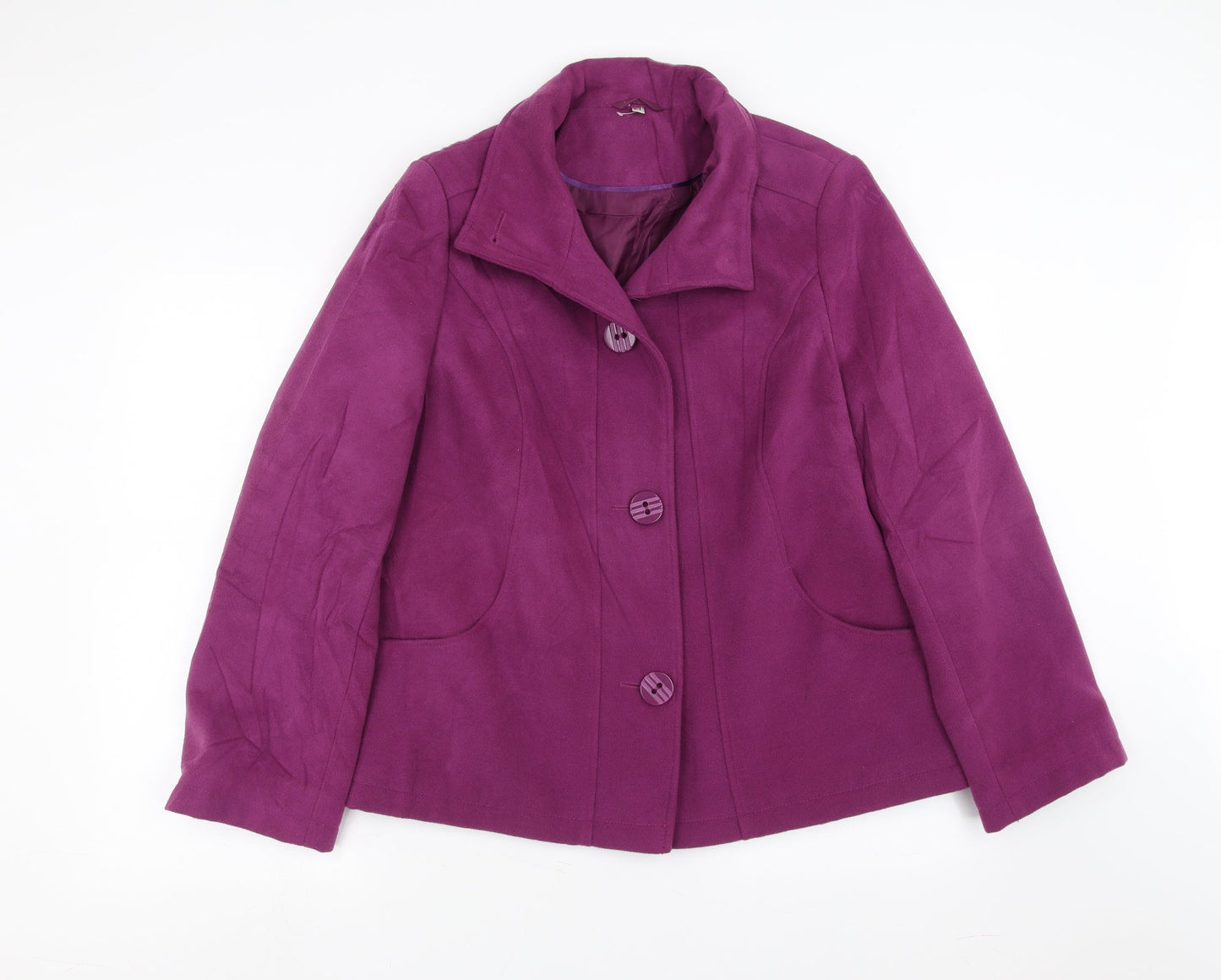 Womens UK Size 16 Eleganze Purple Jacket