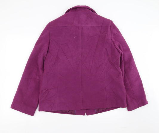 Womens UK Size 16 Eleganze Purple Jacket