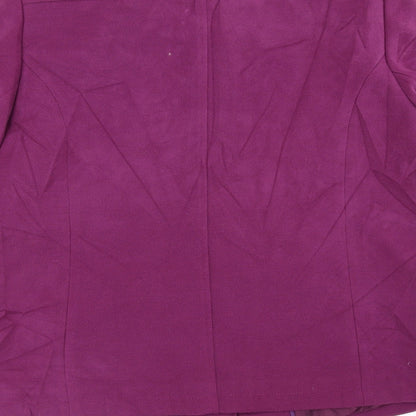 Womens UK Size 16 Eleganze Purple Jacket